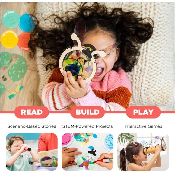 STEM Toy Kids Game Self Worth Science Experiment Preschool Kaleidoscope Game S - Picture 5 of 8